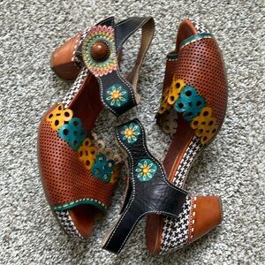 Spring Step leather heel size EU 42